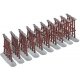 FasTrack Elevated Trestle -- 10 Pieces, All 5-1/2′ 14cm Tall, O, Lionel 612038