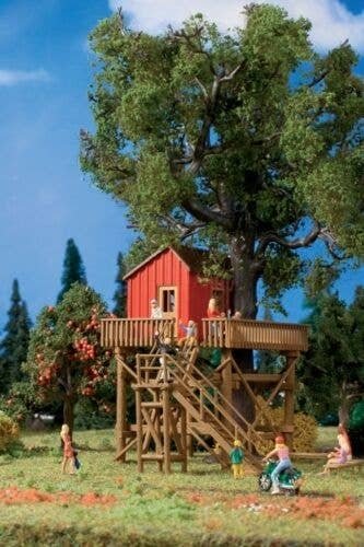 Treehouse - Kit -- 6-5/16 x 6-5/16 x 7-1/2′ 16 x 16 x 19cm, HO, Vollmer Gmbh 43601