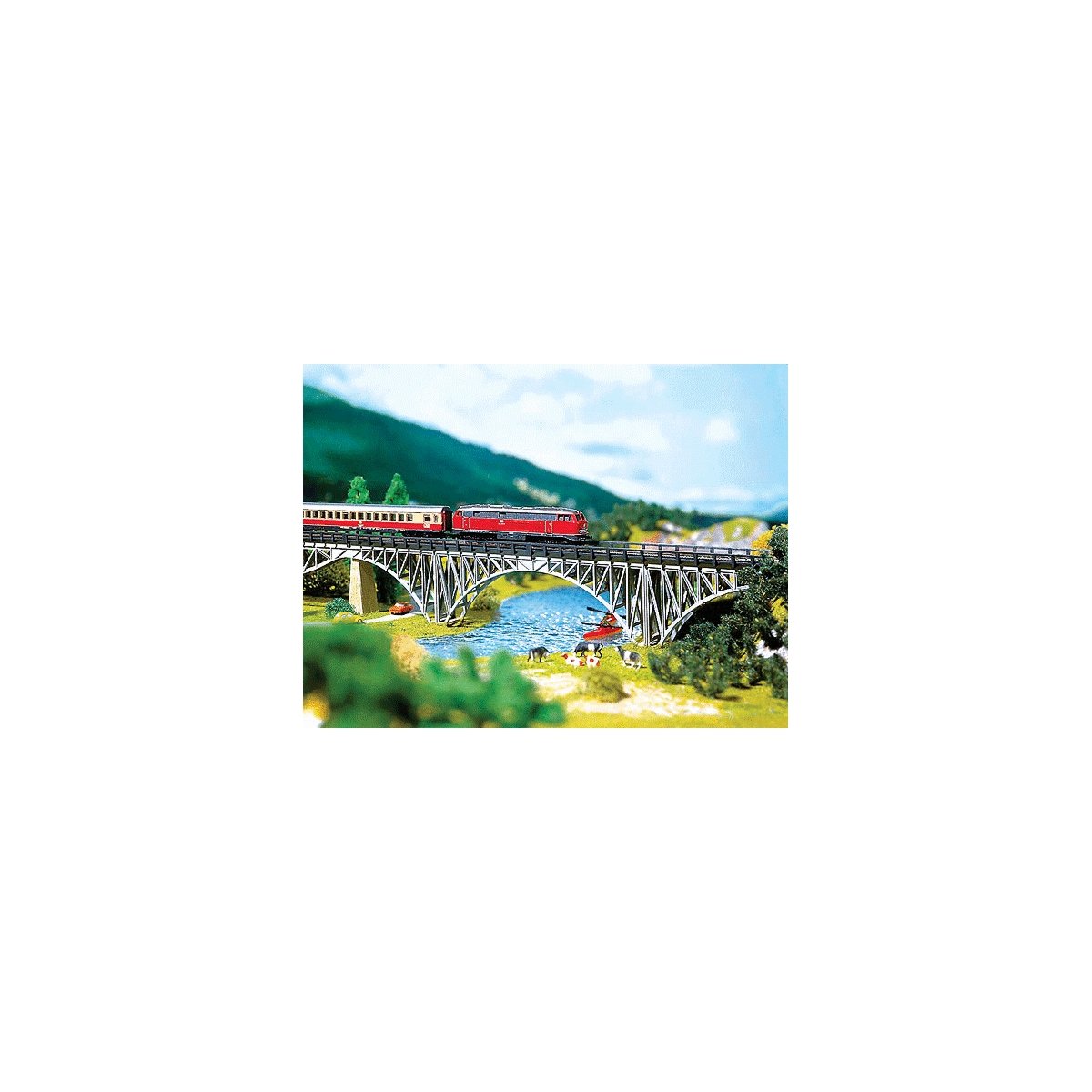 Deck Arch Bridge -- 8-5/8′ 22cm, Z, Faller Gmbh 282915