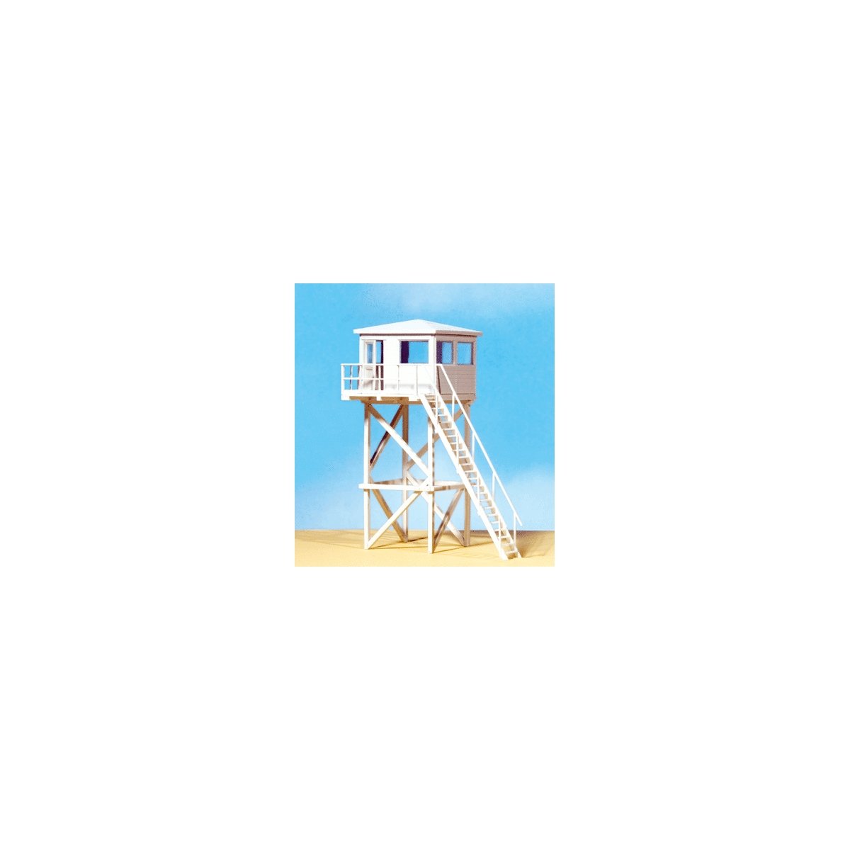 Lifeguard Tower -- Kit, HO, Preiser Kg 17313