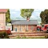 Maintenance Building/Tool House - Kit (Plastic) -- Weathered 5-15/16 x 3 x 3-1/16′ 15.1 x 7.7 x 7., HO, Faller Gmbh 120210