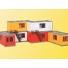 30 Years Kibri - Construction -- Containers/Work Offices pkg(6), HO, Kibri 38627
