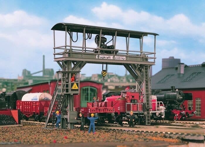 Overhead Crane -- 5-5/8 x 2-5/16 x 4-13/16′ 14 x 5.8 x 12cm, HO, Vollmer Gmbh 45727