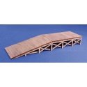 Laser-Cut Wood Kit -- Loading Ramp pkg(3) Each: 5-3/4 x 1-1/2′ 14.6 x 3.8cm, HO, Blair Line 1743