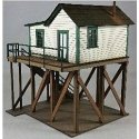 Ice Shed Office -- Laser-Cut Kit - 3-1/4 x 3-1/4 x 4′ 8.3 x 8.3 x 10.2cm, HO, GCLaser 19102