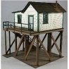 Ice Shed Office -- Laser-Cut Kit - 3-1/4 x 3-1/4 x 4′ 8.3 x 8.3 x 10.2cm, HO, GCLaser 19102