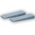 Hard-Foam Train Station Platform Straight End Ramps -- Fits Marklin C-Track - 4-1/2 x 1-1/2 x 9/1, HO, Noch Gmbh & Co 66015