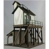 Ice Shed -- Laser-Cut Kit - 3 x 4 x 4-7/8′ 7.6 x 10.2 x 12.4cm, HO, GCLaser 19101