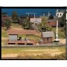 Plasticville U.S.A.(R) Classic Kits -- Loading Platform & Crossing Shanty, O, Bachmann Industries 45977