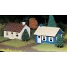 Plasticville U.S.A.(R) Classic Kits -- Cape Cod House pkg(2), O, Bachmann Industries 45608