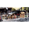 Three Trackside Shanties - Kit, HO, Faller Gmbh 120140