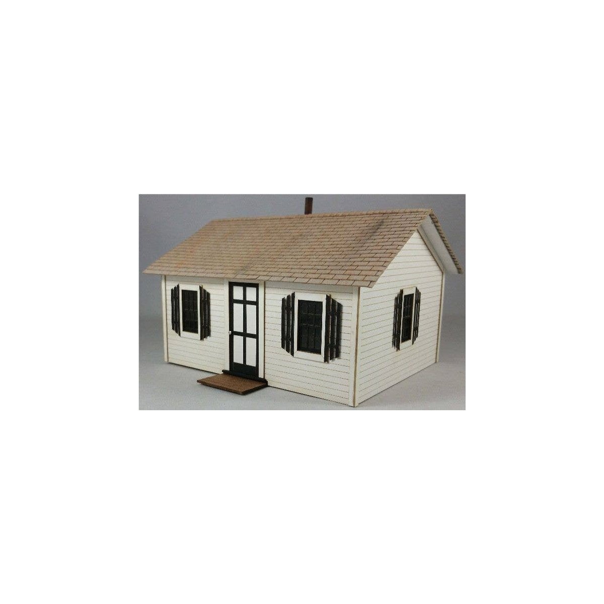 Open Hearth Inn Rental Unit -- Laser-Cut Kit - 5-1/8 x 4-3/4 x 3-3/8′ 13 x 12.1 x 8.6cm, O, GCLaser 39096