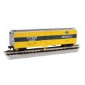 50′ Steel Mechanical Reefer - Ready to Run - Silver Series(R) -- New York Central 1006 (yellow, blue), N, Bachmann Industries 