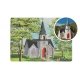 75th Anniversary Cathedral - Plasticville U.S.A.(R) -- Kit - 75th Anniversary Packaging, HO, Bachmann Industries 45195