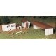 Plasticville U.S.A.(R) Classic Kits -- Farm Out-Buildings pkg(3), O, Bachmann Industries 45604