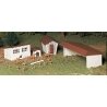 Plasticville U.S.A.(R) Classic Kits -- Farm Out-Buildings pkg(3), O, Bachmann Industries 45604