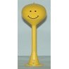 Spherical Water Tower w/Flashing Red Light -- Yellow w/Smiley Face, N, Railtown Model Railroad Suppli 3903L
