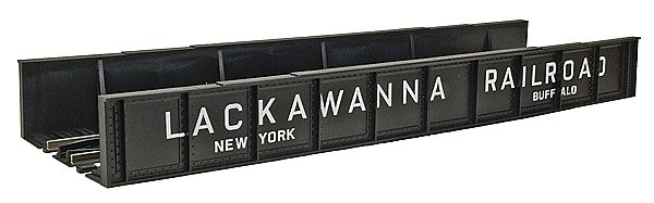 Code 100 Plate Girder Bridge -- Lackawanna (black, white), HO, Atlas Model Railroad Co. 895