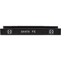 Decorated Plate Girder Bridge w/Code 100 Track -- Santa Fe (black, white), HO, Atlas Model Railroad Co. 893