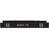 Decorated Plate Girder Bridge w/Code 100 Track -- Santa Fe (black, white), HO, Atlas Model Railroad Co. 893