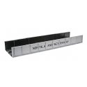 Decorated Plate Girder Bridge w/Code 100 Track -- Norfolk & Western (silver), HO, Atlas Model Railroad Co. 70000002