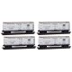 40′ Double-Sheathed Wood Reefer w/Vertical Brake Wheel 4-Pack - Ready to Run -- New York Central & Hudson River 154005, 154250