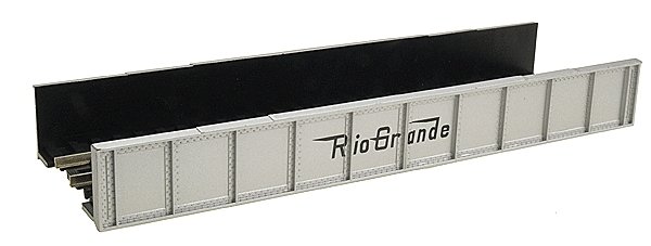 Decorated Code 80 Plate-Girder Bridge -- Denver & Rio Grande Western (black, white), N, Atlas Model Railroad Co. 2552