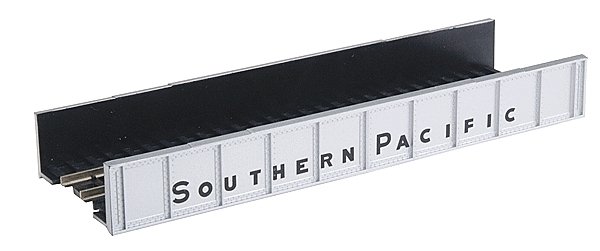 Decorated Code 80 Plate-Girder Bridge -- Southern Pacific (silver, black), N, Atlas Model Railroad Co. 2560