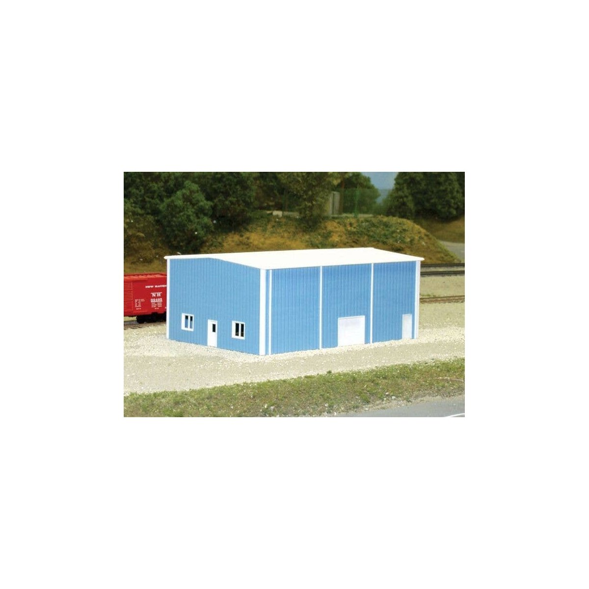 Multi-Purpose Building -- 40` x 60` (blue), N, Pikestuff 8005