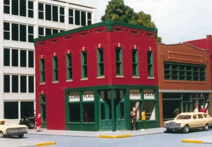 John`s Place -- Kit - 2-3/4 x 5` 7 x 12.8cm, HO, Smalltown USA 6011