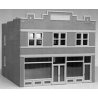 City Buildings -- Dime Store & Offices 4 x 4-1/8′ 10 x 10.3cm, HO, Smalltown USA 6005