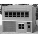 City Buildings -- Parcel Delivery Service 4-1/8 x 4-1/8′ 10.5 x 10.5cm, HO, Smalltown USA 6018