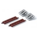 Through Girder Bridge 2-Pack - Fine Track -- Red, 2.75′ 70mm, N, TomyTec Co LTD 3247