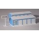 Two-Unit Self-Storage Facility - Kit - Approximately 2 x 5-3/4′ 5.1 x 14.6 -- Med, HO, Railtown Model Railroad Suppli 2901