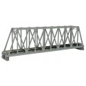 Single-Truss Bridge - 248mm 9-3/4′ -- Gray, N, Kato USA Inc 20432