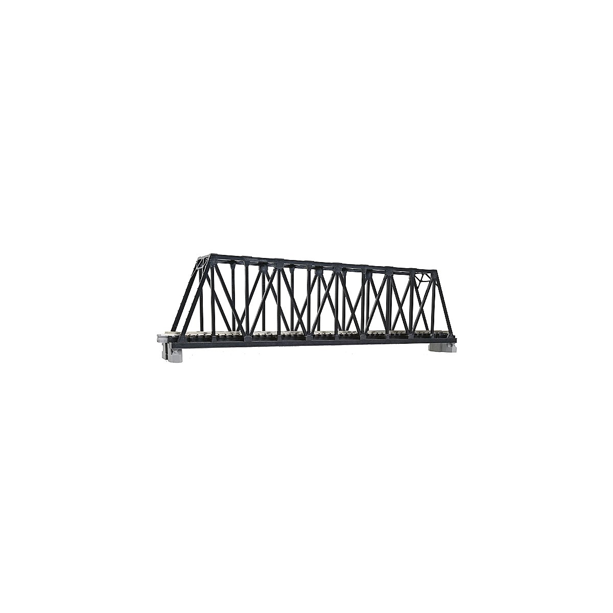 Single Truss Bridge - 248mm 9-3/4′ -- Black, N, Kato USA Inc 20434