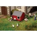 Laser-Cut Kit -- Hen House - 1-5/16 x 1-3/16 x 7/8′ 3.4 x 3 x 2.3cm, HO, Faller Gmbh 180298