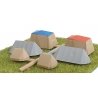 Camping Set -- With 6 Assorted Tents, N, Busch Gmbh & Co Kg 8120
