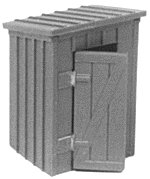 Outhouse pkg(2), N, Micro Engineering 80151