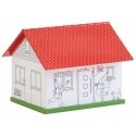 Paintable House - Basic -- Fold & Snap Cardstock Kit, HO, Faller Gmbh 150191