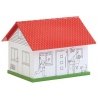 Paintable House - Basic -- Fold & Snap Cardstock Kit, HO, Faller Gmbh 150191