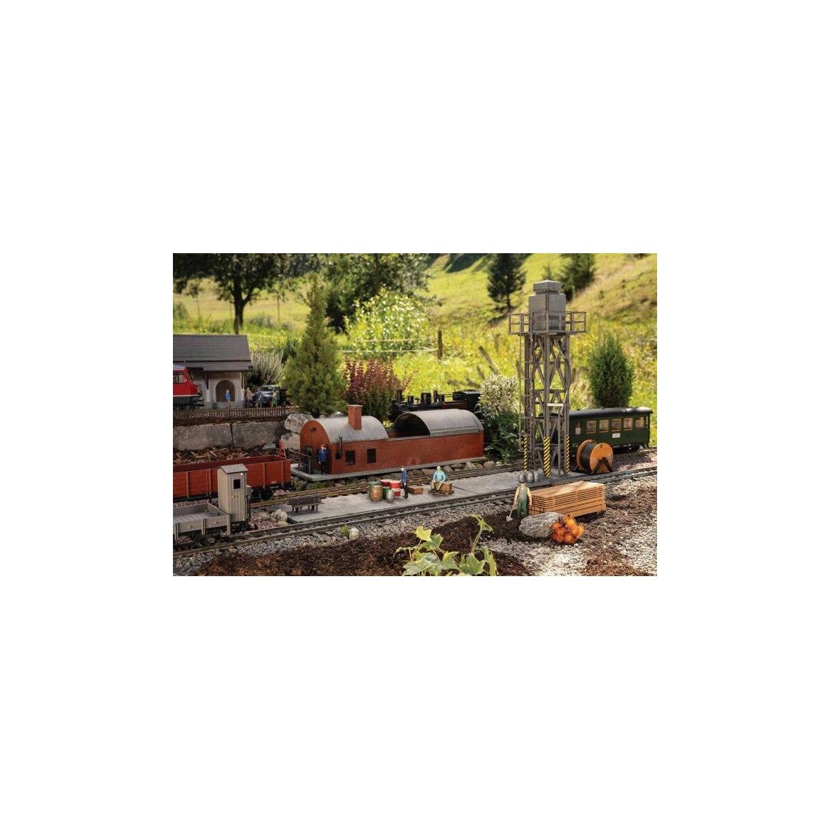 Sand House and Sanding Tower -- Kit, G, Pola 331182