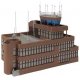 Airport Tower Building -- Kit - 15 x 6-3/16 x 11-1/8′ 38.2 x 15.7 x 28.3cm, HO, Faller Gmbh 144112
