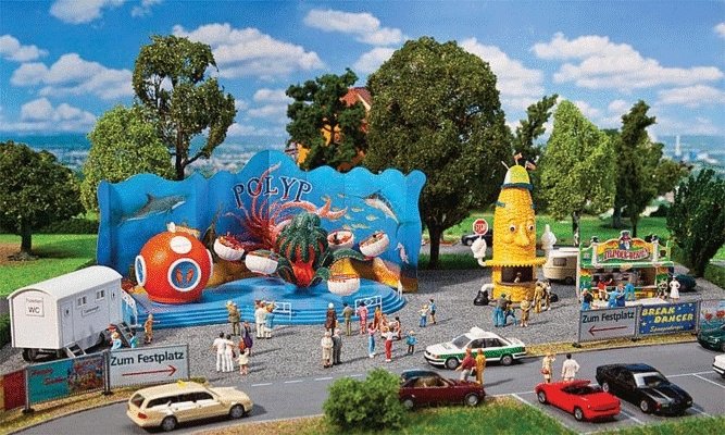 County Fair Set -- Kit, HO, Faller Gmbh 140341