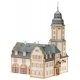 Town Hall with Fire Station -- Kit - 10-1/4 x 9-13/16 x 13-3/8′ 26 x 25 x 34cm, HO, Faller Gmbh 191835