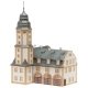 Town Hall with Fire Station -- Kit - 10-1/4 x 9-13/16 x 13-3/8′ 26 x 25 x 34cm, HO, Faller Gmbh 191835