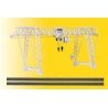 Wasel Gantry Crane -- Kit - 17-5/16 x 6-11/16 x 7-1/16′ 44 x 17 x 18cm, HO, Kibri 38531
