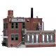 Clyde & Dale′s Barrel Factory - Built-&-Ready Landmark Structures(R) -- Assembled - 6-5/8 x 5-11, HO, Woodland Scenics 5026