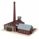 Old Brickworks -- 9-13/16 x 8-13/16 x 13-5/8′ (24.5 x 22 x 34cm), HO, Faller Gmbh 130952