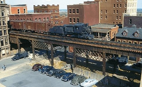 Double Track City Viaduct -- Kit - Scale Length: 150′ 45.7m, HO, Micro Engineering 75512